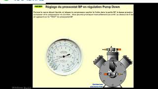 reglage de pressostat BP en régulation Pump down [upl. by Nnyw]