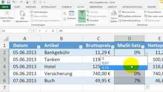 Excel  353  Datenüberprüfung  Fehler bei Liste mit Nachkommastellen in Excel 2010 [upl. by Enotna459]