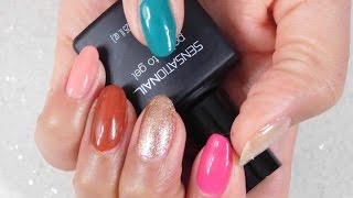 sensationail polish to gel transformer [upl. by Nawuq]