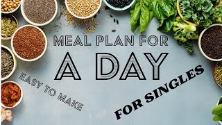 Single feasting Daily meal plan for Singles for 13112024 [upl. by O'Callaghan]