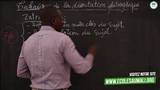 Cours  Terminale  Philosophie  Technique de dissertation Introduction Mr Doumbia [upl. by Warfore]