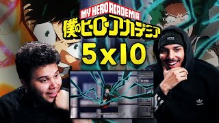 REACTION  quotMy Hero Academia 5x10quot  One For All is Evolving [upl. by Ikcin]