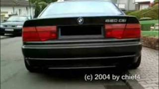 Extreme Sound BMW 850CSI revving [upl. by Eziechiele]