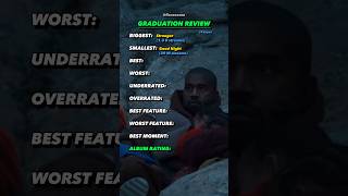 Graduations WORST song graduation kanyewest rap review [upl. by Nikolia]