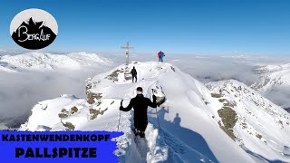 2 Gipfel Skitour in den Kitzbüheler Alpen Kastenwendenkopf und Pallspitze [upl. by Naquin]