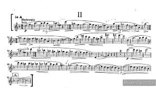 Clarinet orchestralexcerpt Shostakovich Symphony no9 Mov2 [upl. by Rape]