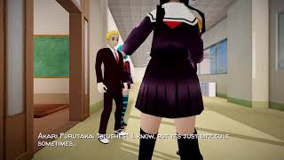 Yandere School S1E3 AI anime school slice of life [upl. by Oirtemed]