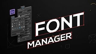 Font Manager Promo [upl. by Muraida]