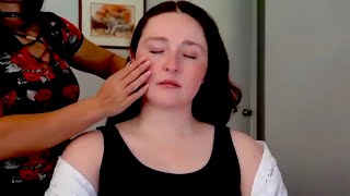 ASMR  2 Hours of Relaxing Light Touch Massages  Back Scratching Hair Play Face amp Neck Attention [upl. by Kaye68]