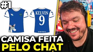 ESCOLHENDO A NOVA CAMISA DO G3X FC FEITA PELO CHAT 1  CORTES DO GAULES [upl. by Lebazi]