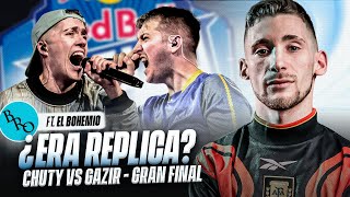 LA BATALLA DE LA POLEMICA  CHUTY VS GAZIR  FINAL INTERNACIONAL DE RED BULL [upl. by Aicenad57]