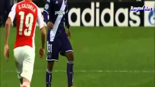 Youri Tielemans vs Arsenal Oct 22nd 2014 UCL [upl. by Latashia789]