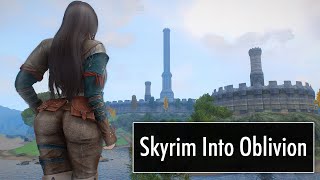 How to TURN SKYRIM INTO OBLIVION Skyrim 2020 [upl. by Ati]