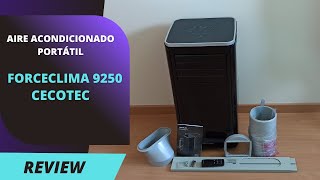 ❄️AIRE ACONDICIONADO PORTATIL Cecotec Forceclima 9250❄️  ¿Merece la pena [upl. by Chancelor]