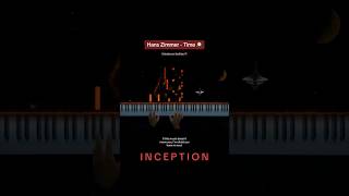 Hans Zimmer  Time 🕰️ From Inception ❤️ piano shorts music time inception hanszimmerlive [upl. by Olimac]