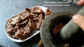 Resepi Daging Dendeng Balado [upl. by Wun]