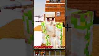 How Snow Golem Was made In Minecraft minecraft​ mclol​ minecraftshorts​ minecraftmysteries [upl. by Shurlock]