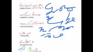 Gregg Stenography how it works lesson 4 PREAMBLE [upl. by Liarret142]