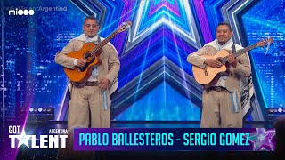 Pablo Ballesteros y Sergio Gómez  “Jóvenes del folclore”  Audiciones  Got Talent Argentina 2023 [upl. by Anitsrihc]