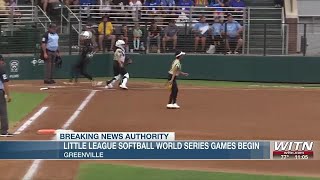 Little League Softball World Series games begin in Greenville [upl. by Chaddie623]