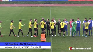 Highlights Stadlau  Schwechat Wiener Stadtliga 2425 [upl. by Lohrman]