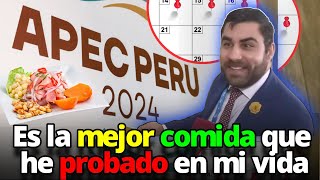 Gastronomía peruana deleita a los miembros de la APEC [upl. by Aihsenor]