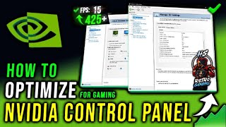 🔧HOW TO OPTIMIZE NVIDIA GRAPHIC CARD FOR BEST GAMING IN 2024 [upl. by Sancho]