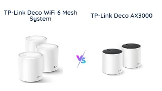 TPLink Deco X20 vs X55 WiFi 6 Mesh System Comparison [upl. by Einwahs]