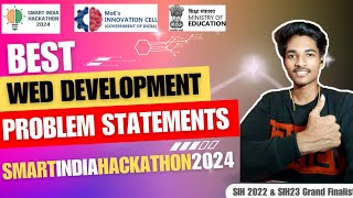 How to win Smart India Hackathon 2024  Web based Problem Statement tricks❗ [upl. by Laraine]