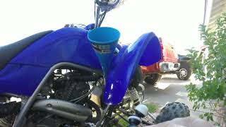 Yamaha Raptor 660 oil change [upl. by Kissee]