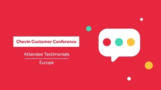 EU Chevin Customer Conference 2023  Customer Feedback [upl. by Seale]