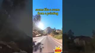 THE STUNNING ROAD TO ZIONS ICONIC TUNNEL roadtrip driving nature shortvideo [upl. by Leotie789]