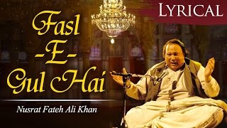 FaslEGul Hai Sharaab Pii Leejiye by Ustad Nusrat Fateh Ali Khan  Popular Qawwali Song [upl. by Silva]