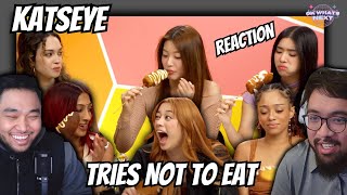 So FUNNY KATSEYE Tries Not To Eat  KPop Idols Favorite Foods REACTION [upl. by Eelyk]