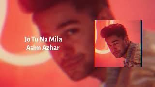 Asim Azhar  Jo Tu Na Mila  Audio  Lyrics [upl. by Ahsyia]