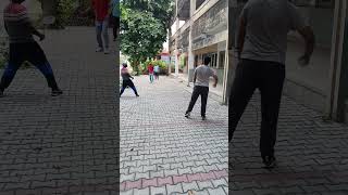 Dual play in badminton badminton viralshort viral [upl. by Elnukeda]