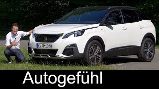 Peugeot 3008 GTLine FULL REVIEW 165hp petrol test 2018  Autogefühl [upl. by Clea498]