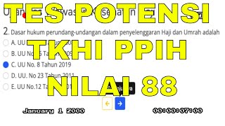 POTRET SOAL SELEKSI TKHI 2022 NILAI 88 I SOAL TKHI 2022 I SOAL TKHI DAN JAWABANNYA [upl. by Ado]