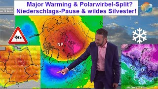 PolarwirbelSplit amp Major Warming Stürmisches Silvester Wettervorhersage 2612202301012024 [upl. by Devine]