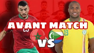 CAN 22 MAROC VS ILES COMORES LIVE AVANT MATCH [upl. by Benil]