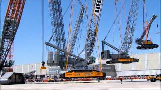 Kranmobile mit dem Liebherr LR 13000  Crawler Crane Mobile With Liebherr LR 13000 [upl. by Campos]