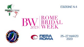 Rome Bridal Week 2023  Fiera Roma [upl. by Oiramel]