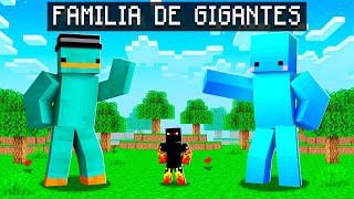 Fui Adotado por GIGANTES no MINECRAFT [upl. by Airres]