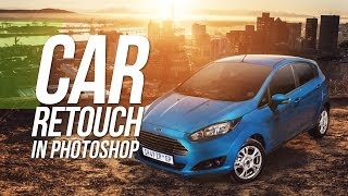 Car Compositing  Retouching In Photoshop [upl. by Male162]