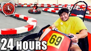 OVERNIGHT CHALLENGE in GOKART TRACK [upl. by Nylirak915]