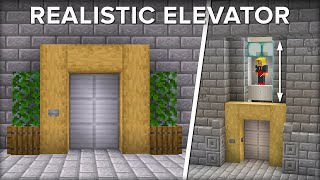 How To Build a Realistic Elevator in Minecraft [upl. by Abigail]