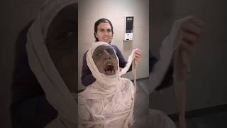 Unwrapping The Mummy themummy mummy shortsviral shorts sfx specialeffects makeup mummycomedy [upl. by Ximena]