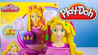 DibusYmas Play Doh Rapunzel Disney Princess Playset playdo by Unboxingsurpriseegg [upl. by Hanway]