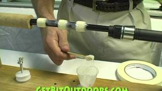 Step 4 Installing Reel Seat Rod Building Made Easy [upl. by Onil]