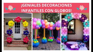 Cómo hacer un mural de globos para el dia de las madres 🥰💐💖 [upl. by Shanney]